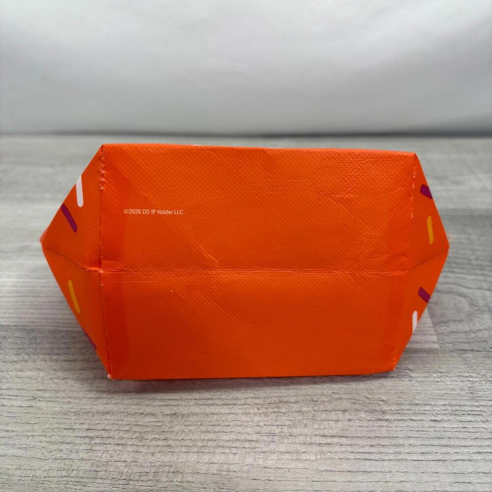 Dunkin Donuts Orange Donuts Mini Tote Bag - My Goal is More Donuts - Picture 10 of 16
